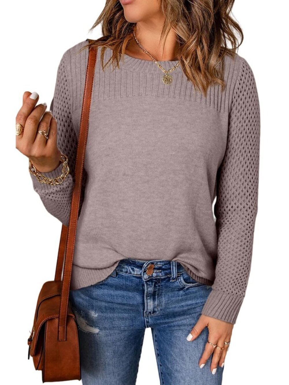 Womens Sweaters 2026 Trendy Fall Winter Dressy Casual Knit Pullover